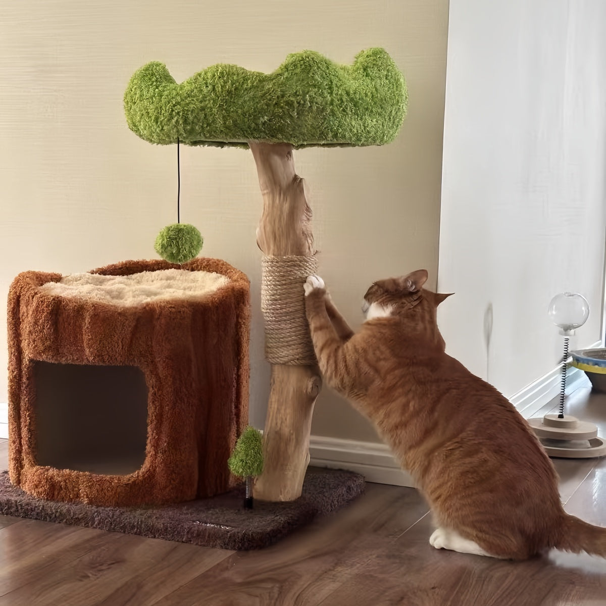 Tree Trunk Cat Tower