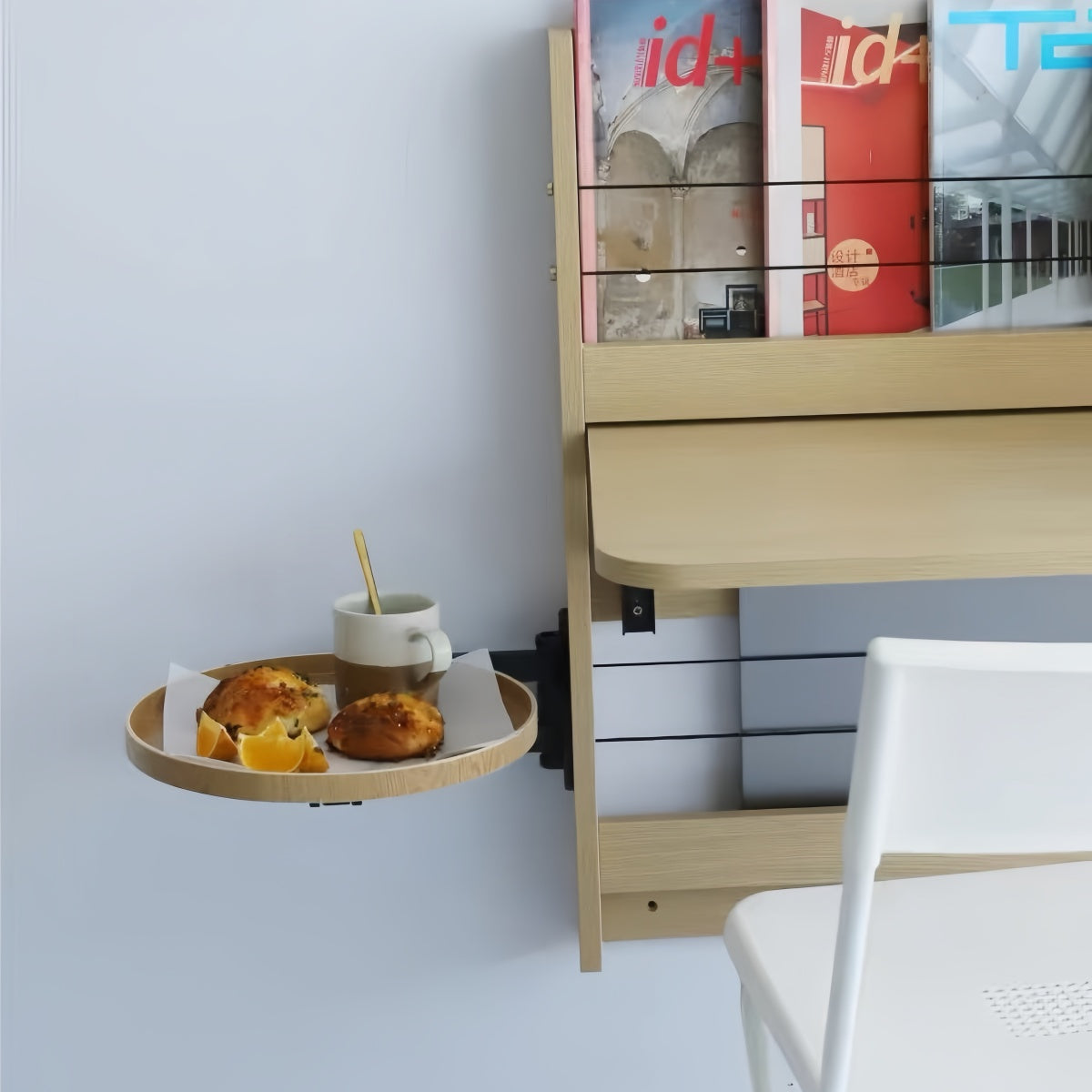 Halo Minimal Wall-Mount Table