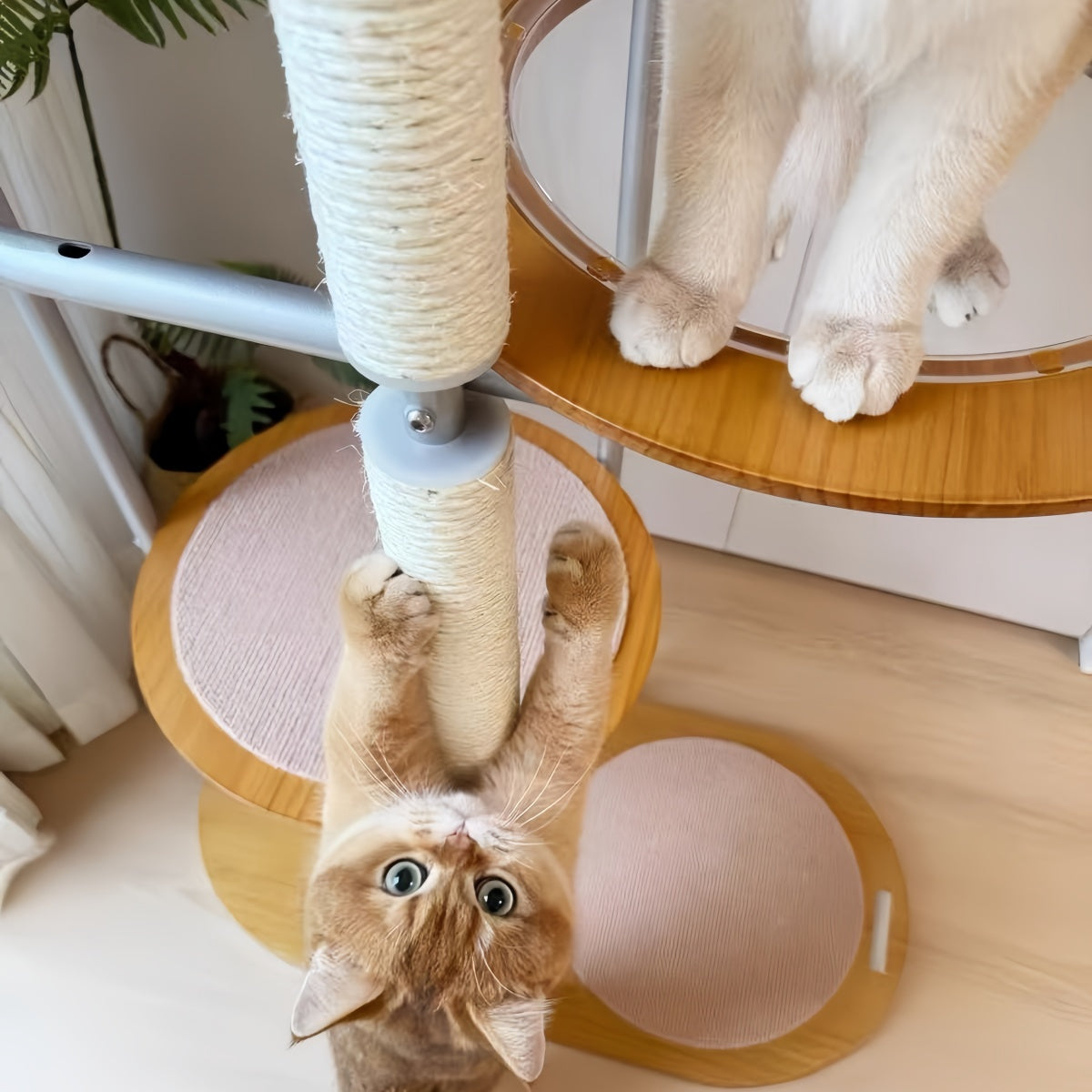 Futuristic Space Capsule Cat Tree