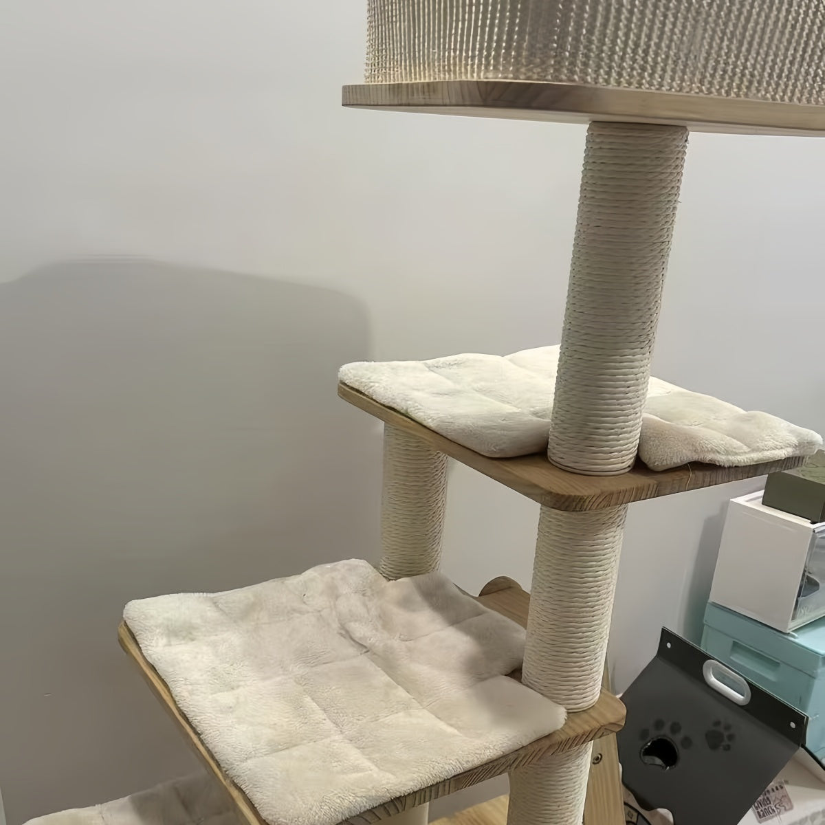 Premium Solid Wood Cat Tree