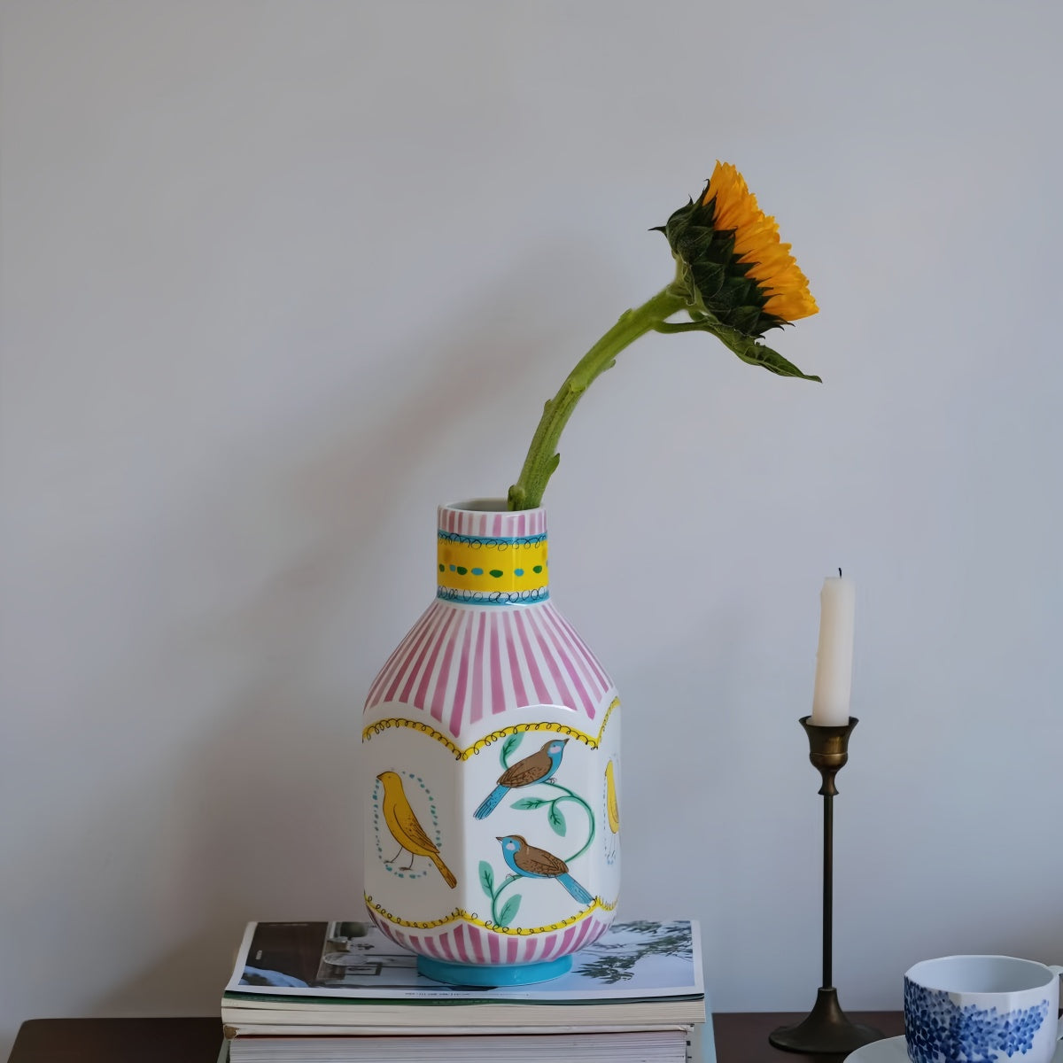 Hand-Painted Exquisite Ceramic Vase