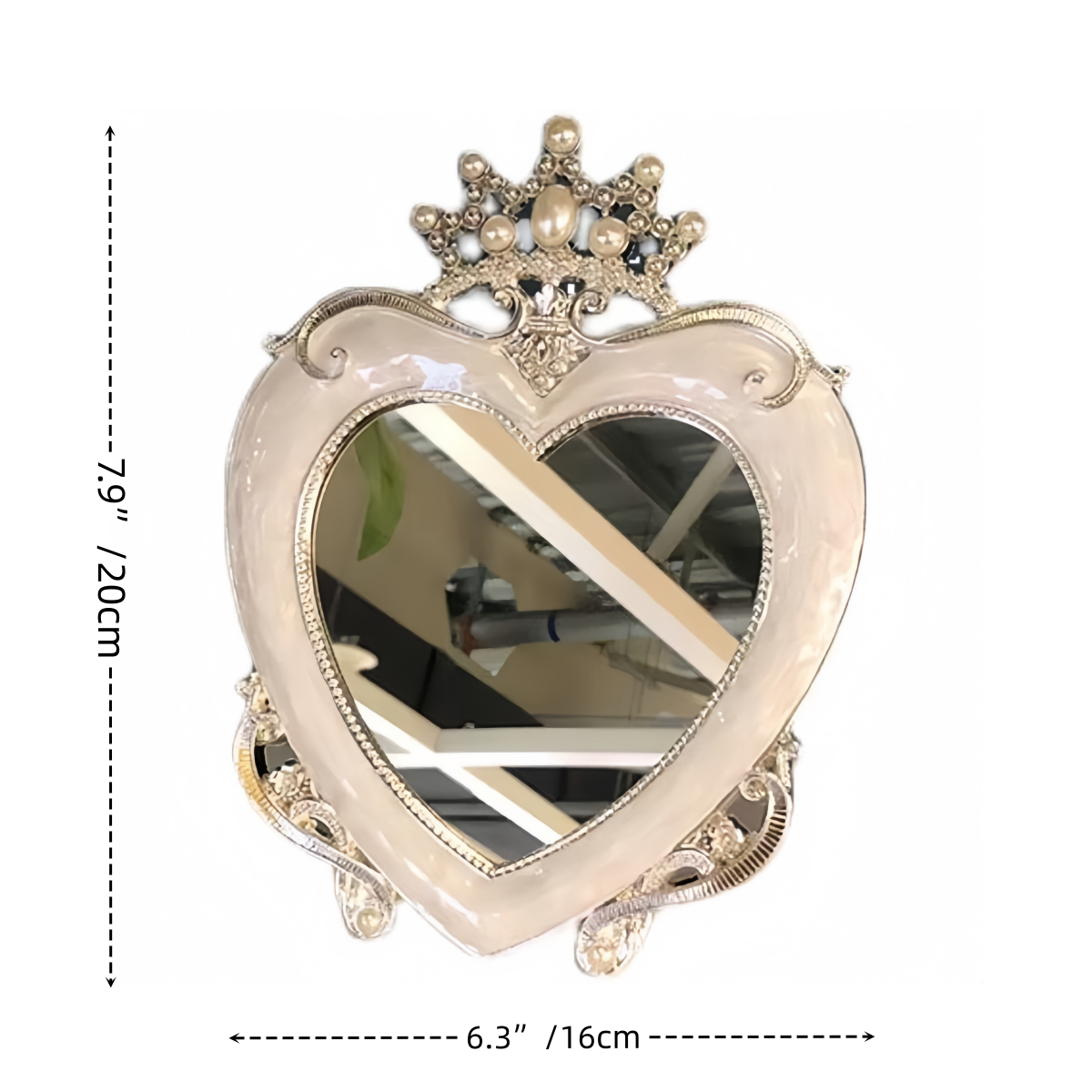 Royal Heart Vanity Mirror