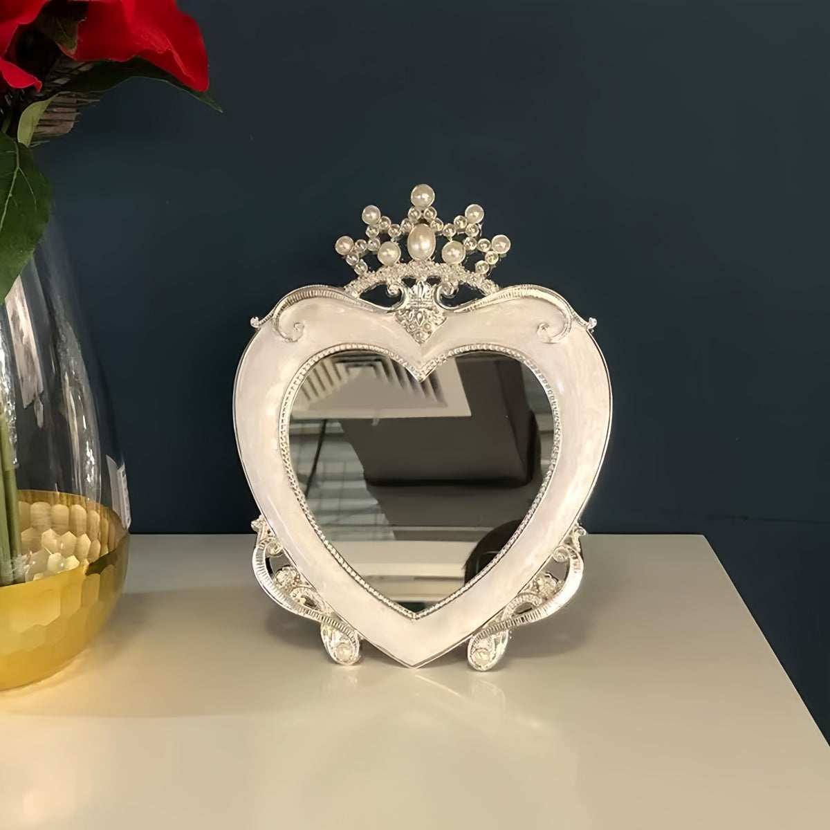 Royal Heart Vanity Mirror