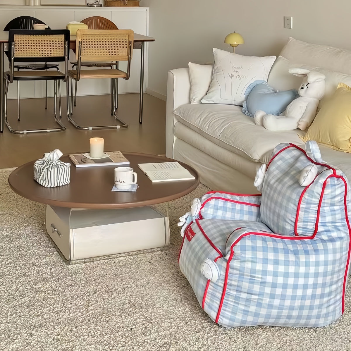 Cozy & Playful Single Lazy Sofa