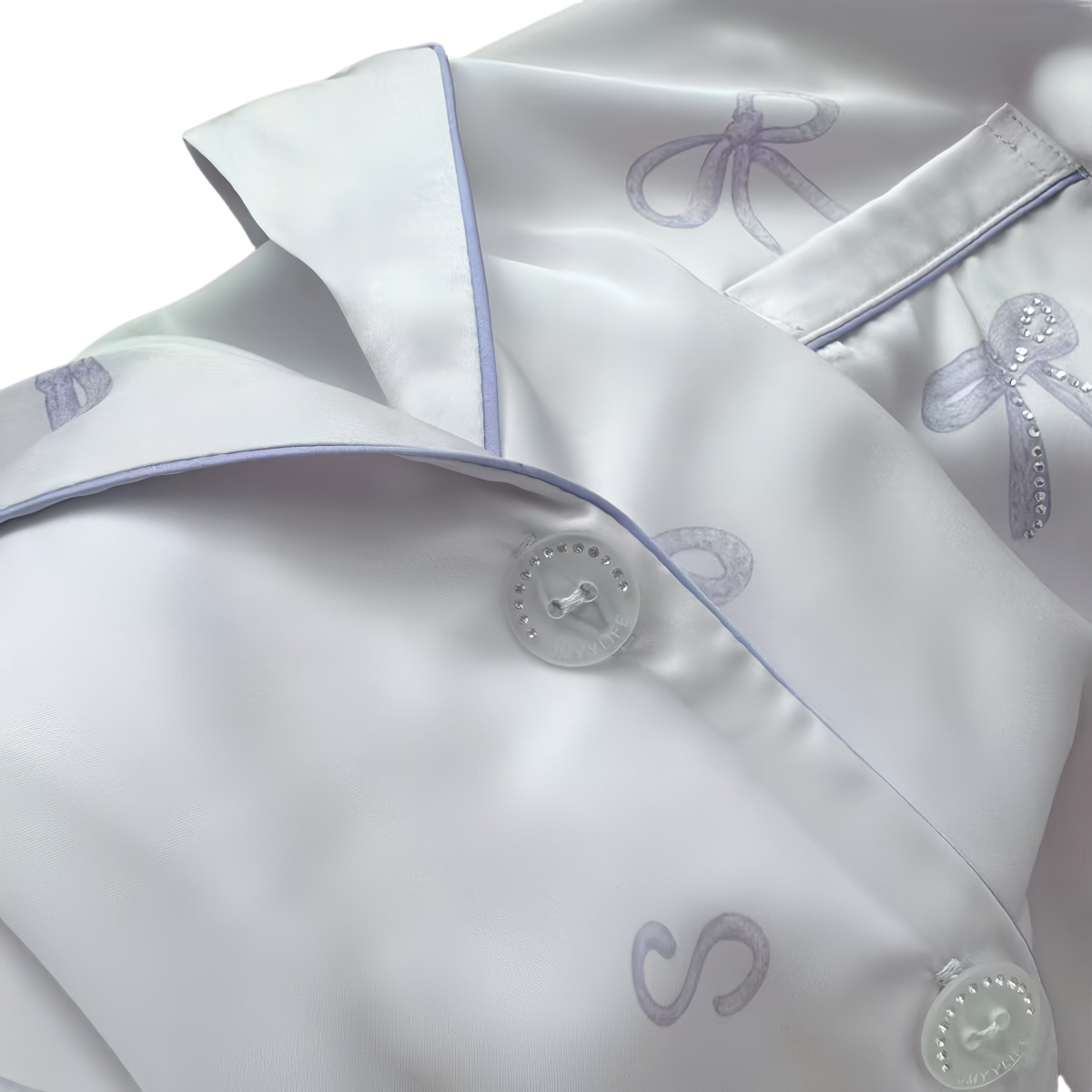 Lavender Silky Pajama Set