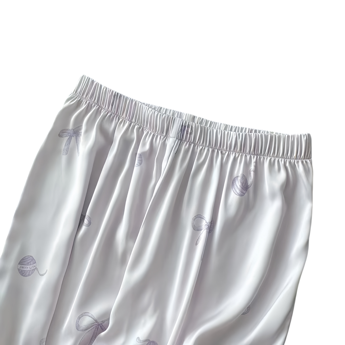 Lavender Silky Pajama Set