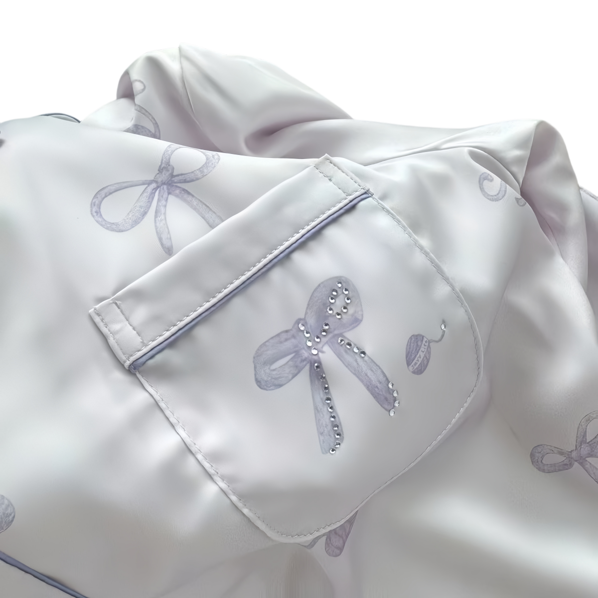 Lavender Silky Pajama Set