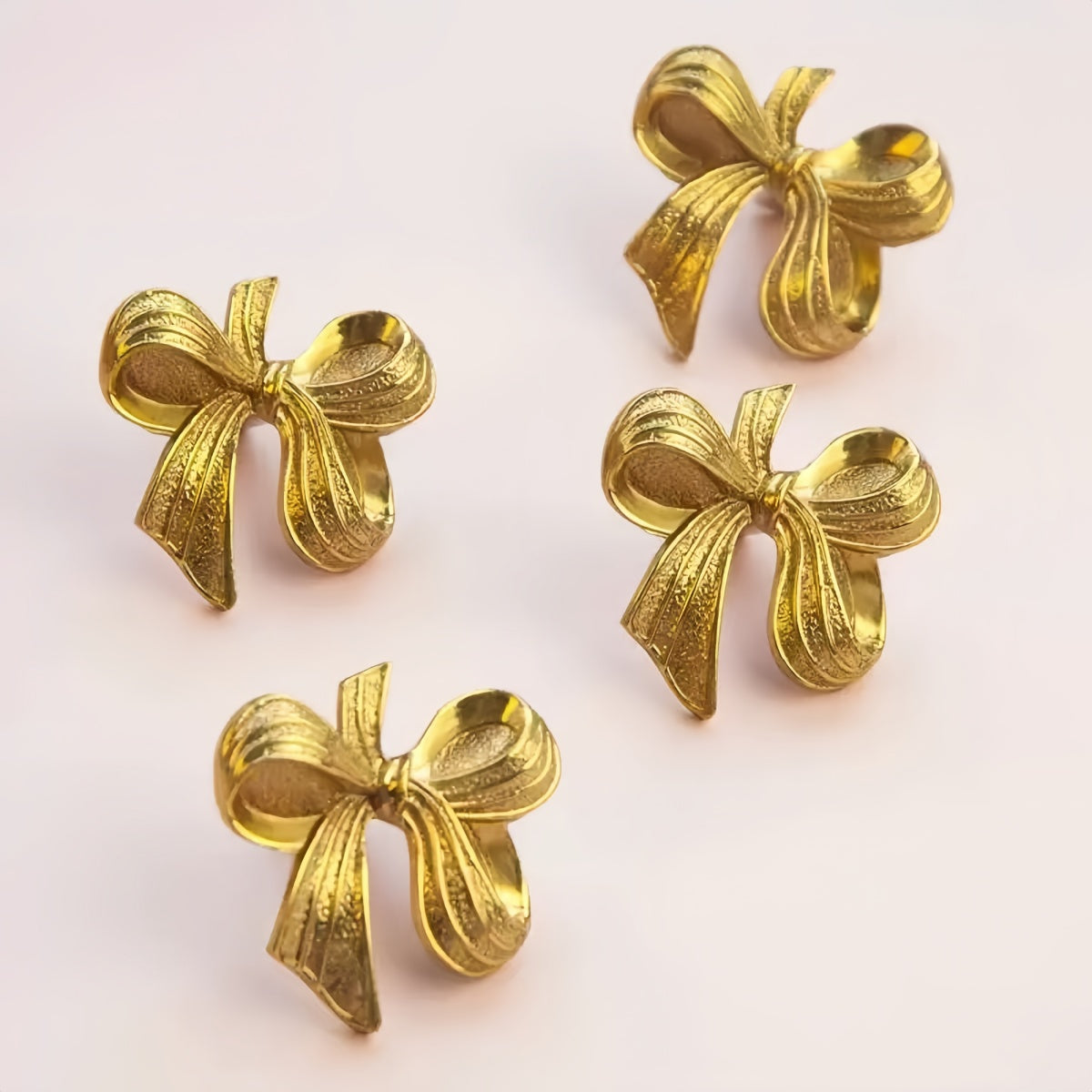 Creative Luxury Gold Butterfly Knot Drawer Pull
