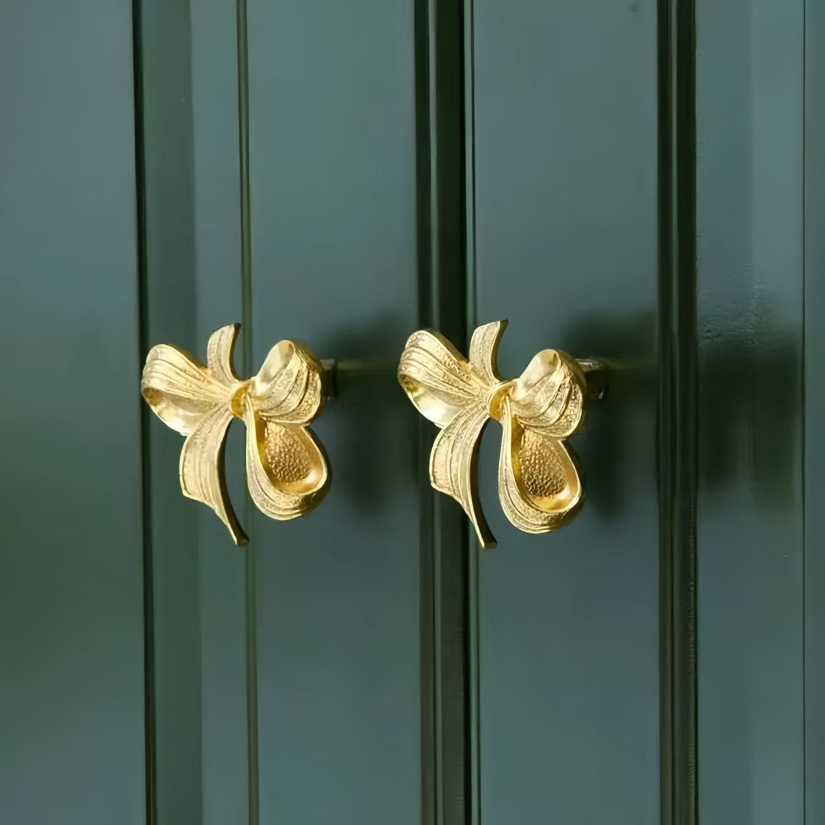 Creative Luxury Gold Butterfly Knot Drawer Pull