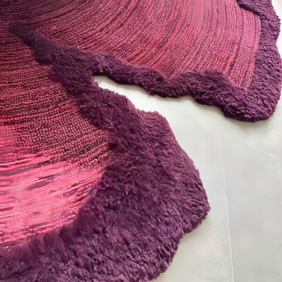 Artisan Handcrafted Irregular Wool Rug