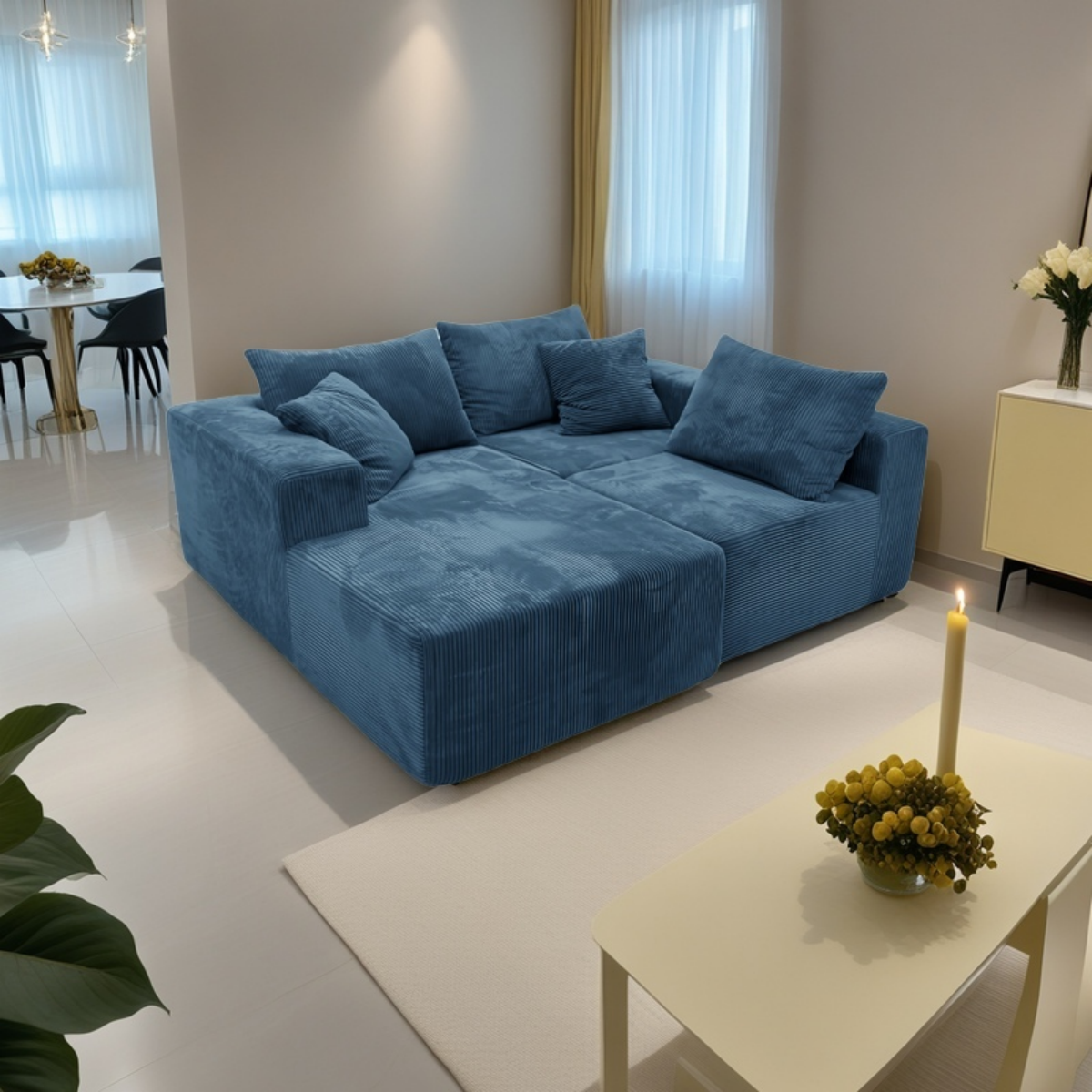 Italian Minimalist Modular Sofa