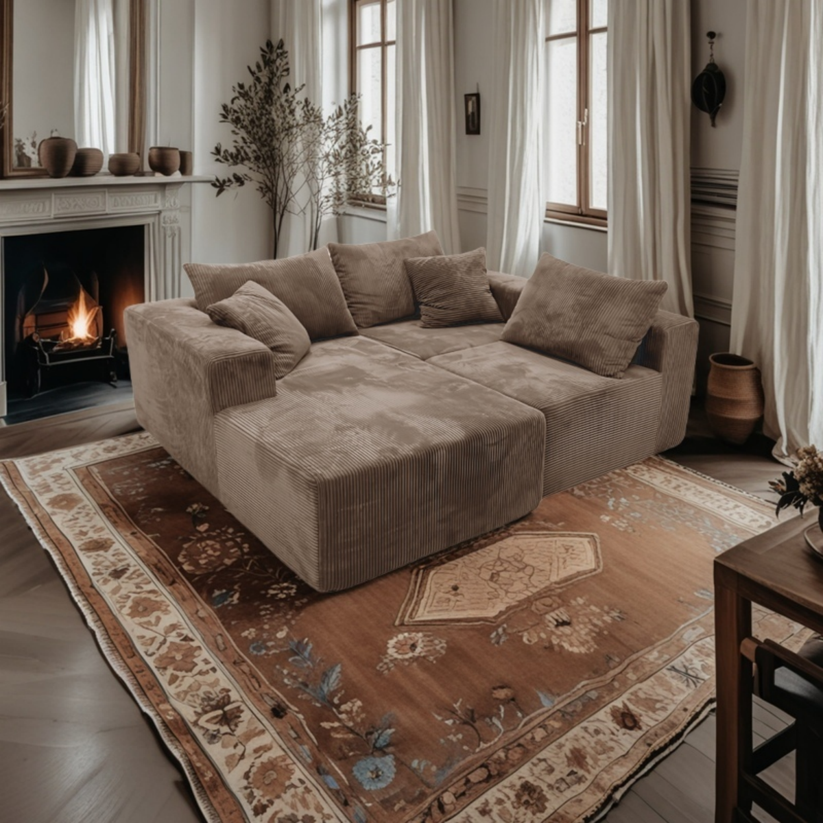 Italian Minimalist Modular Sofa