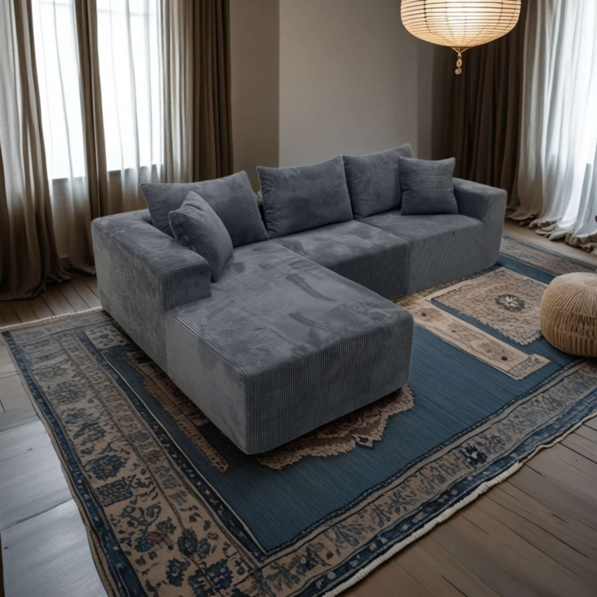 Italian Minimalist Modular Sofa