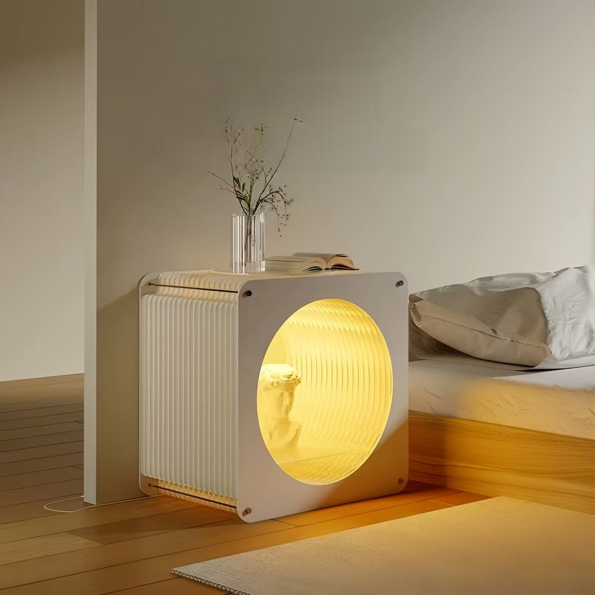 Illuminated Moon Display Stand