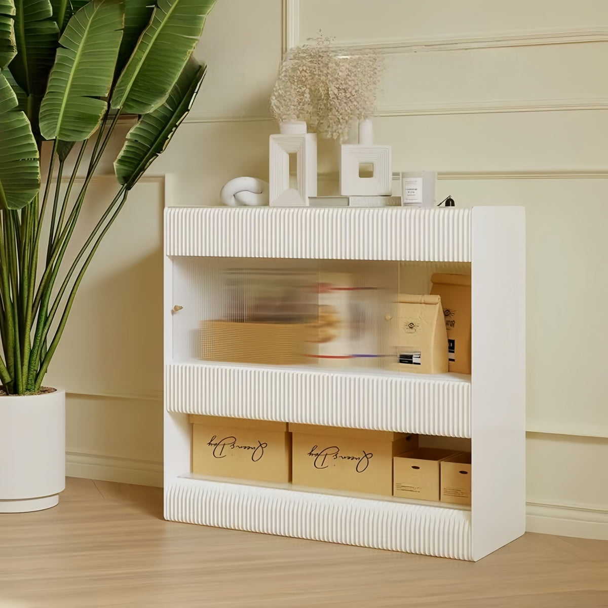 Sliding Door Display Cabinet