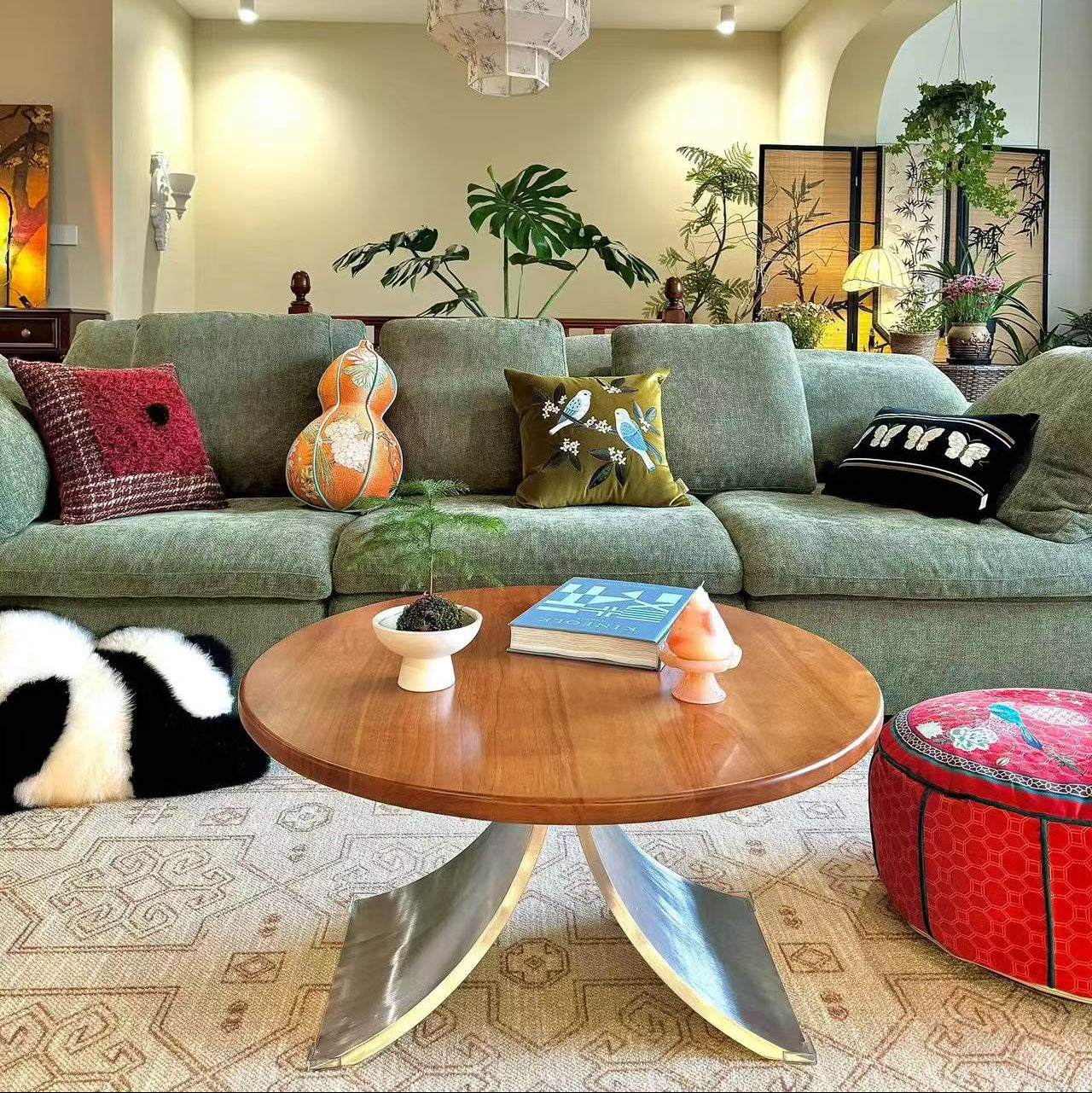 Arcform Round Wood Coffee Table