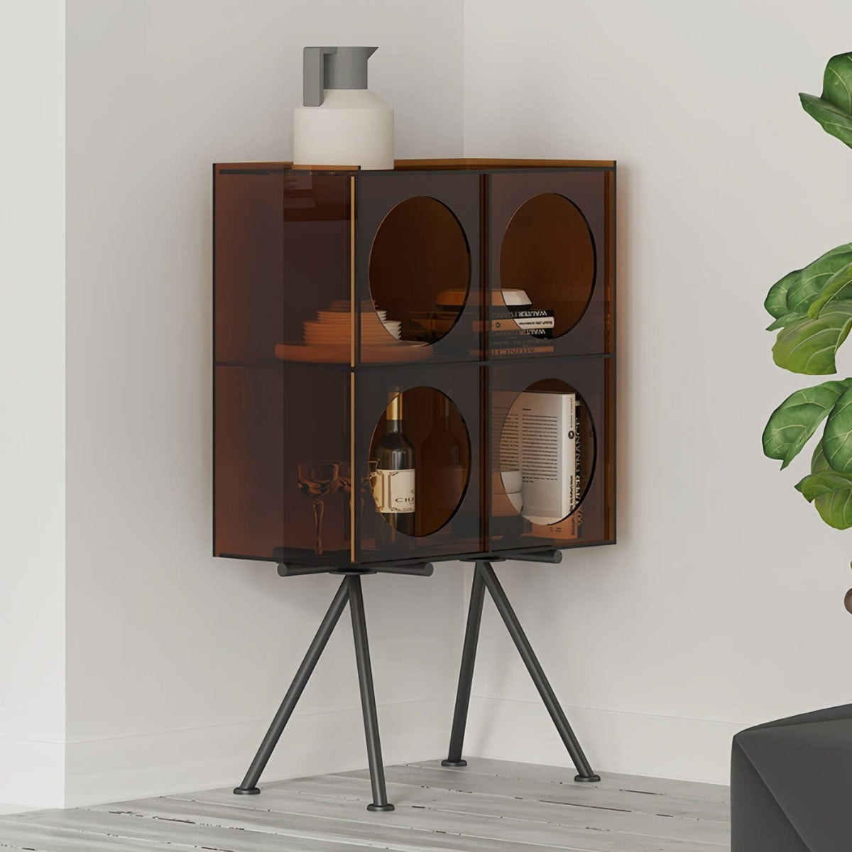 Modern Acrylic Storage Cabinet