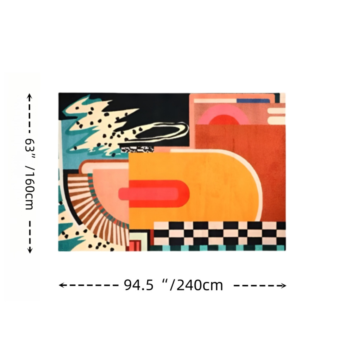 Dopamine Series Abstract Rug