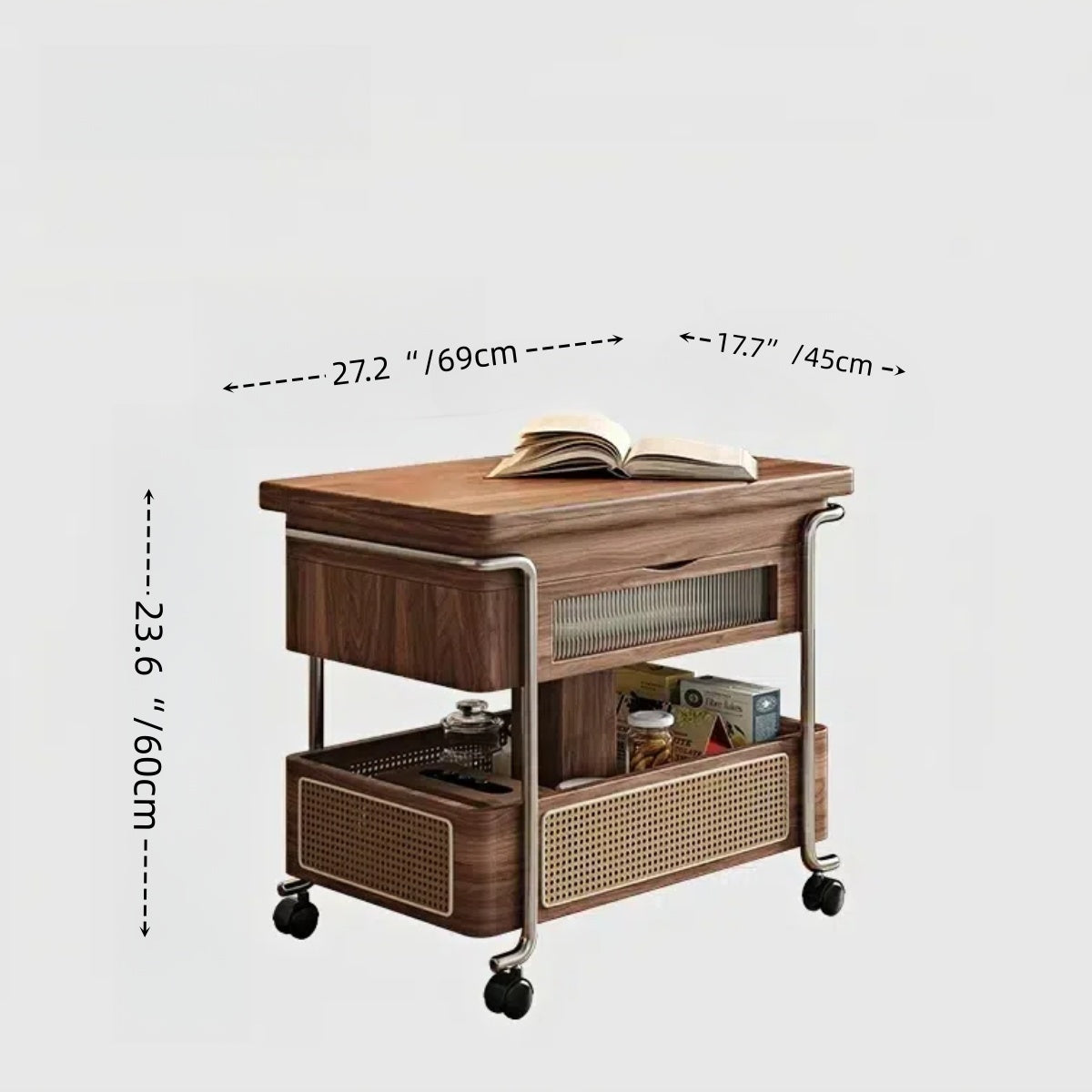 Versatile Vintage Rolling Cart