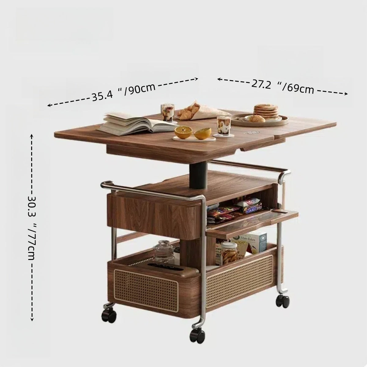 Versatile Vintage Rolling Cart