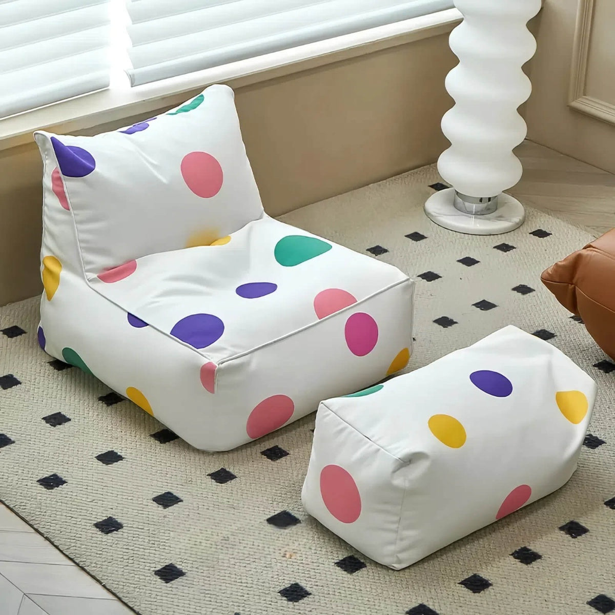 Polka Pop Bean Sofa (Multiple Colors)