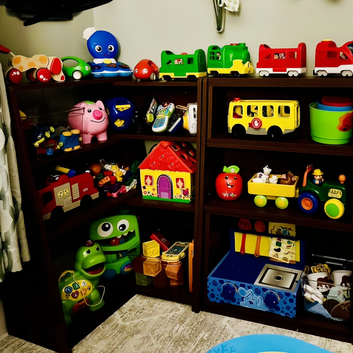 Modular Walnut Bookshelf