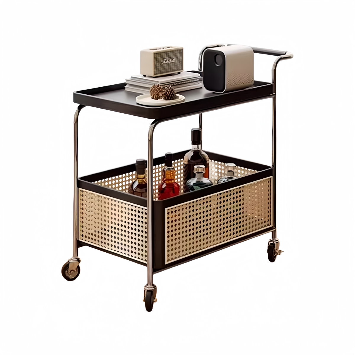 3-Tier Rolling Utility Cart with Wheels | Kitchen Storage Trolley