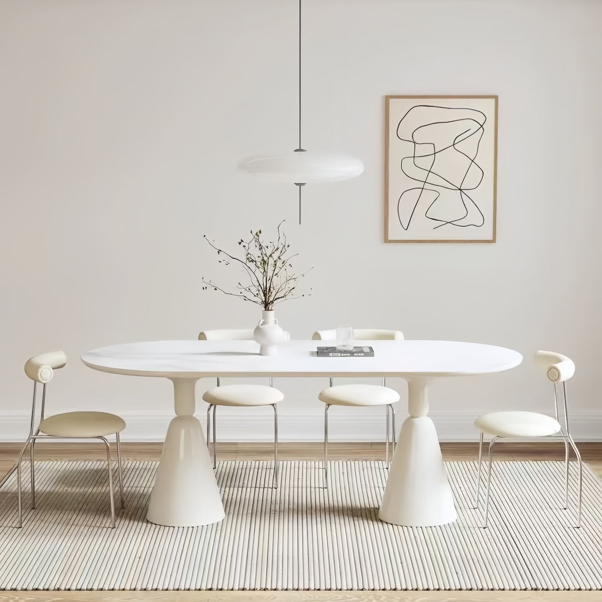 Margaux Sculpted Base Table