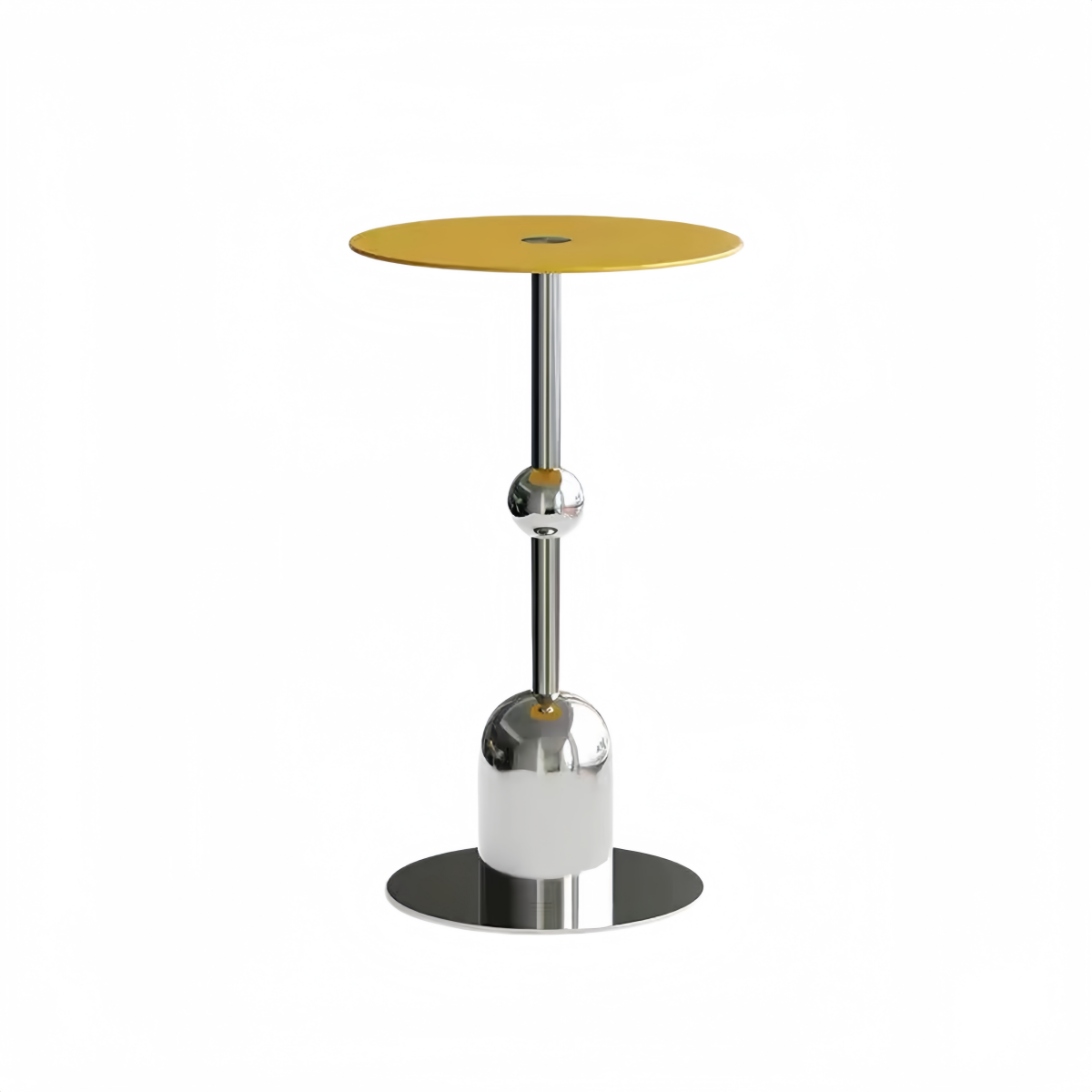 Retro Metallic Side Table
