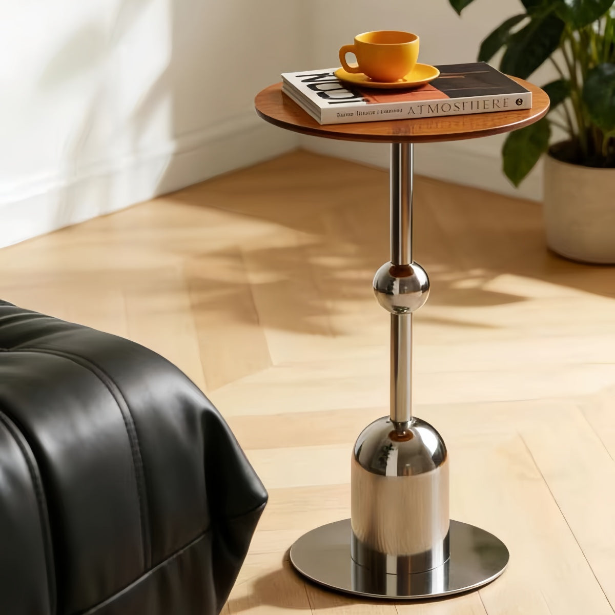 Retro Metallic Side Table