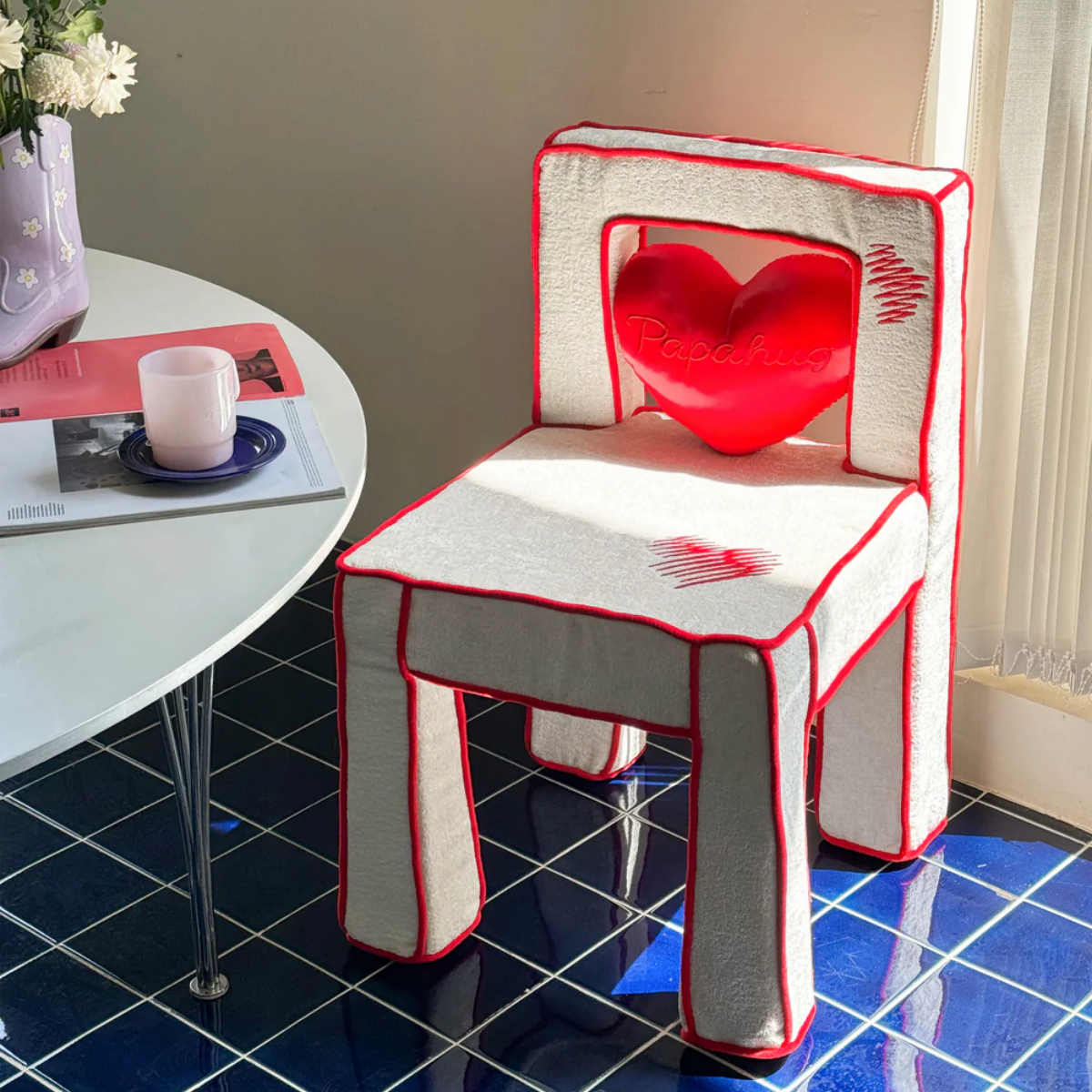 Heart-Shaped Cartoon Chair