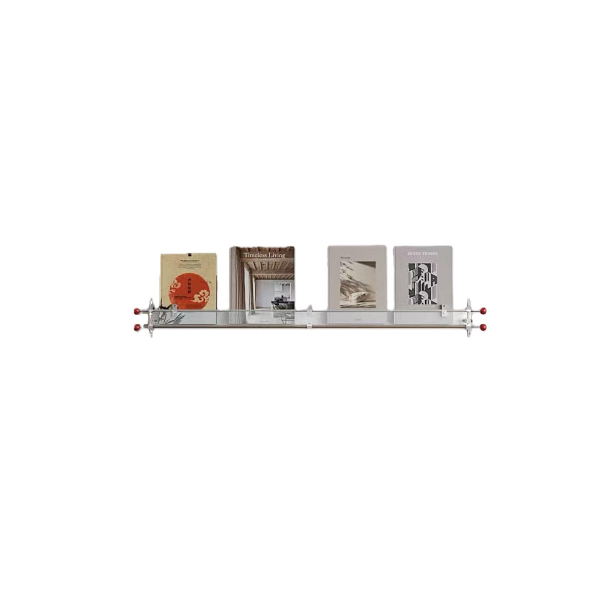 Modern Bauhaus Acrylic Magazine Rack
