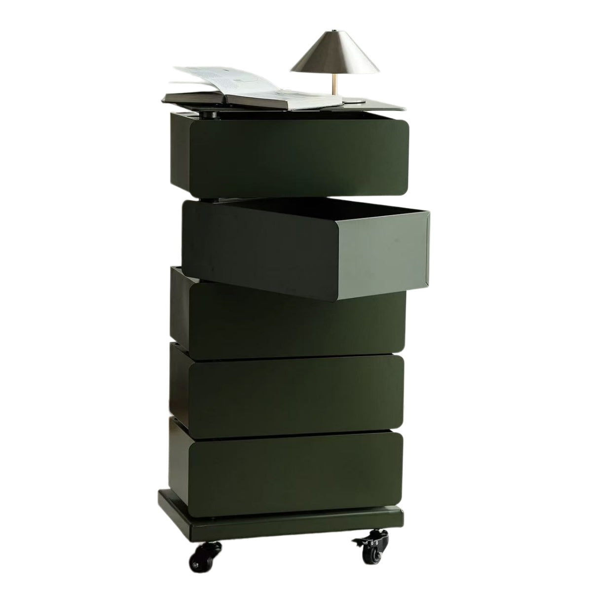 Lumi Stack Mobile 5-Tier Storage Cabinet