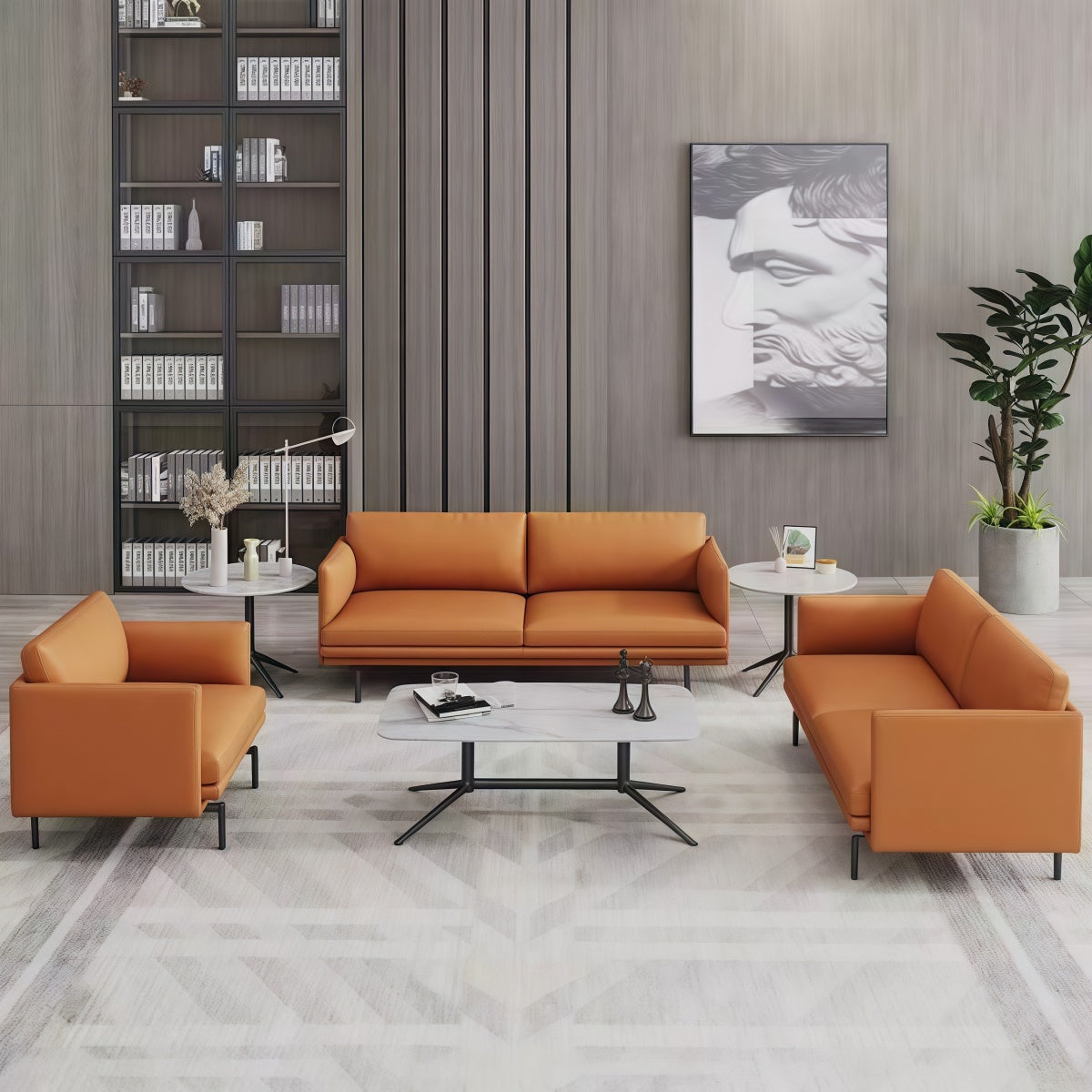Harper Leather Stool