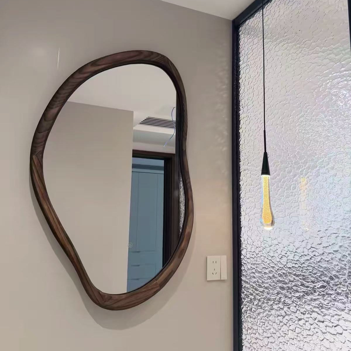 Isla Asymmetrical LED Wall Mirror