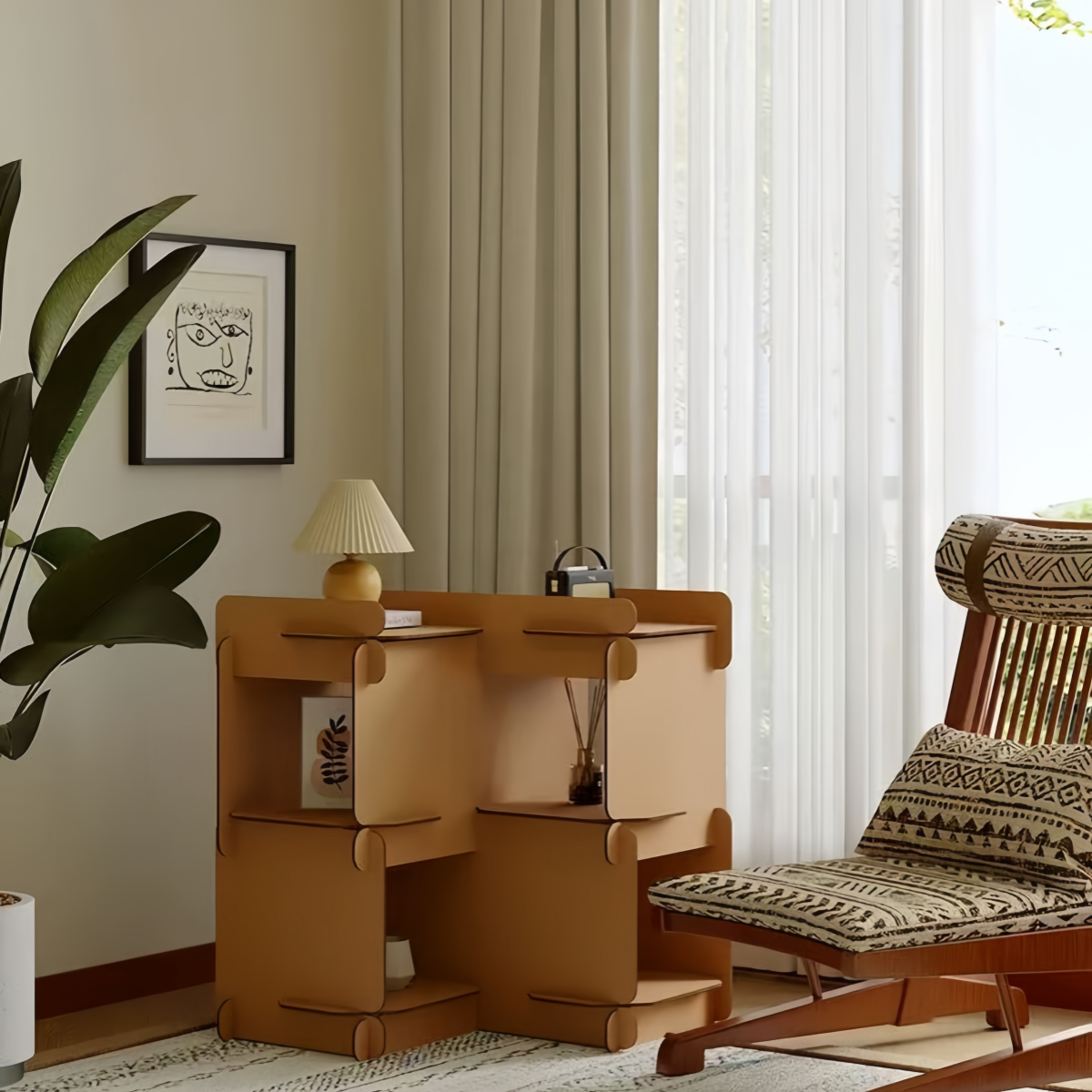 Geometric Stackable Shelf