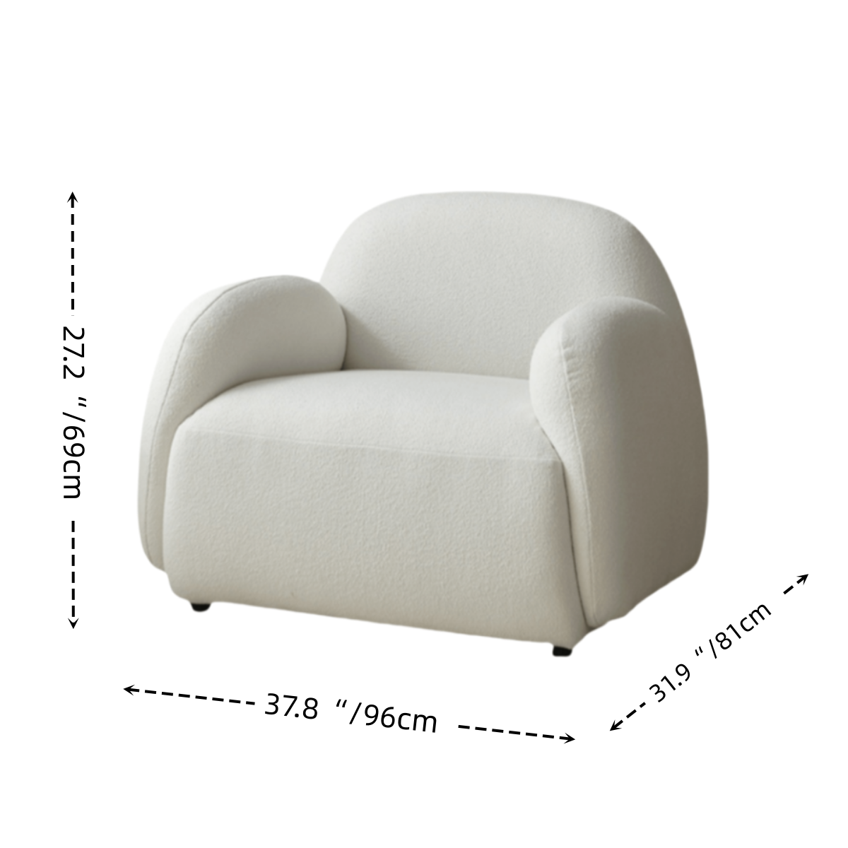 Coral Cloud Lounge Chair