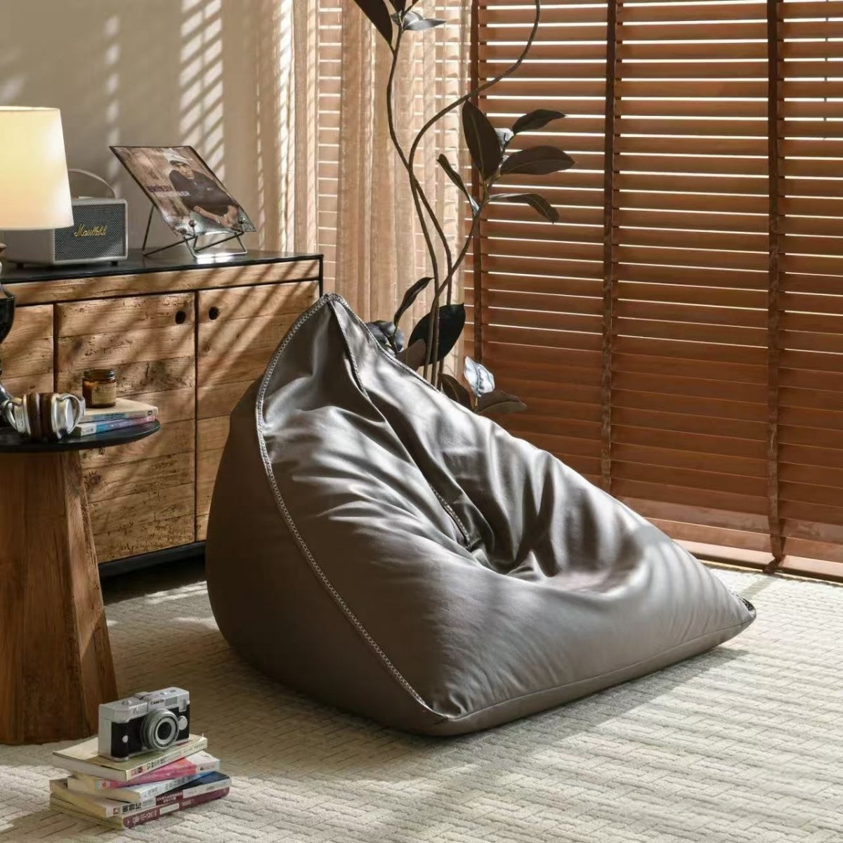 Mocha Bean Bag Chair