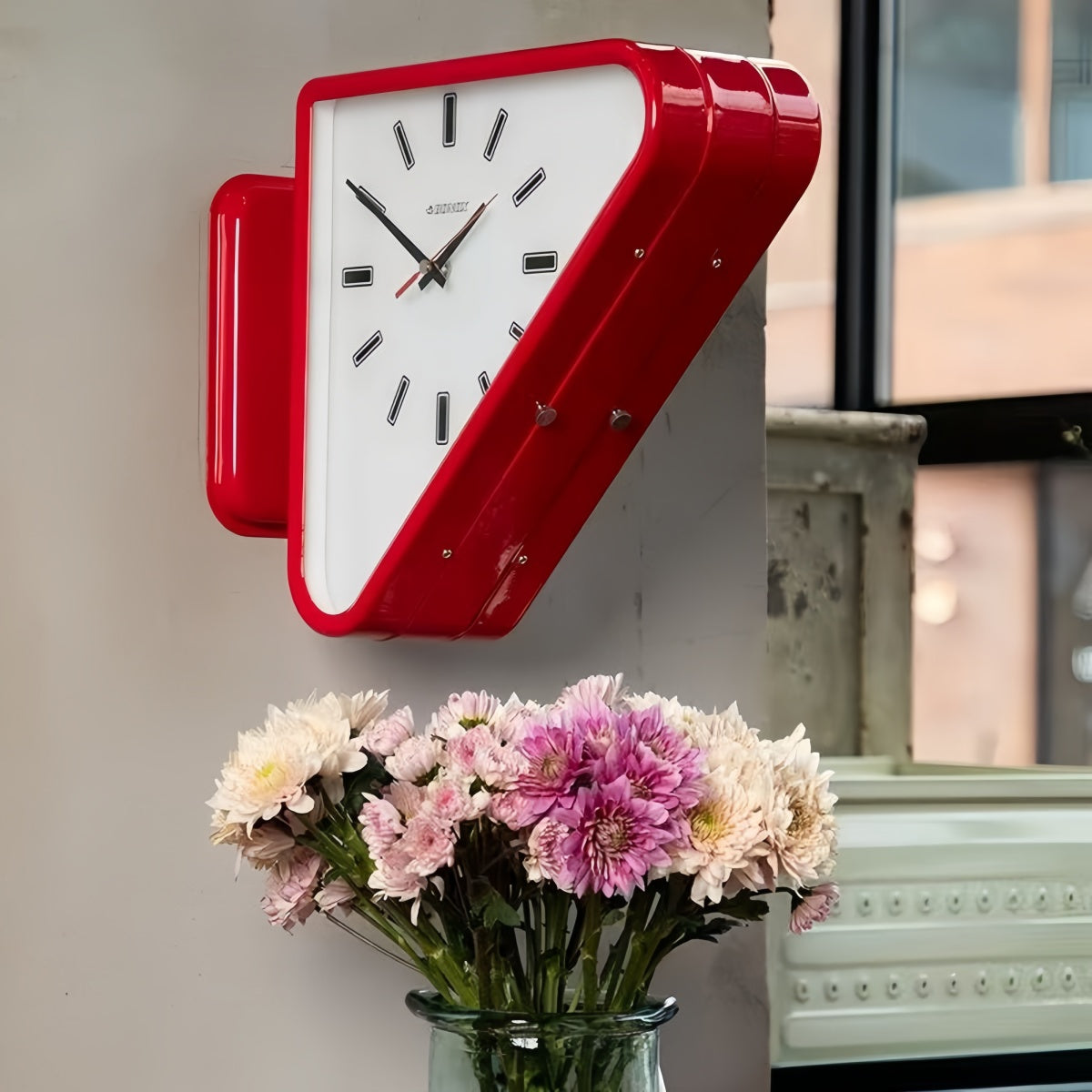 Axis Triangle Wall Clock