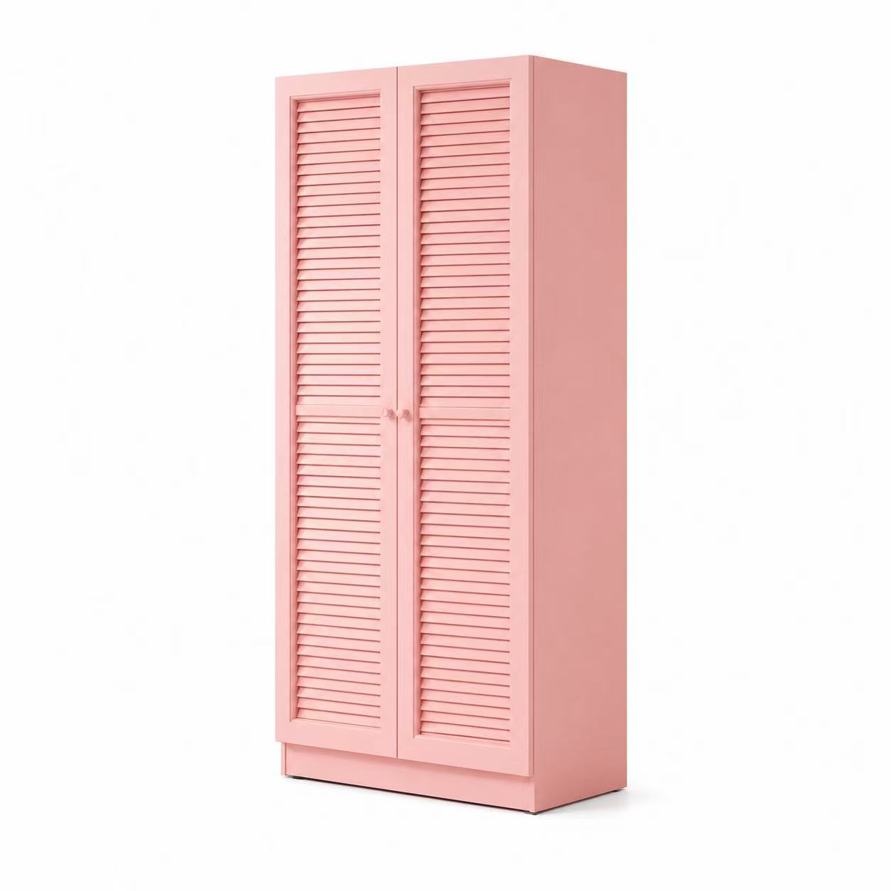 LUNA LOUVER Metal Wardrobe