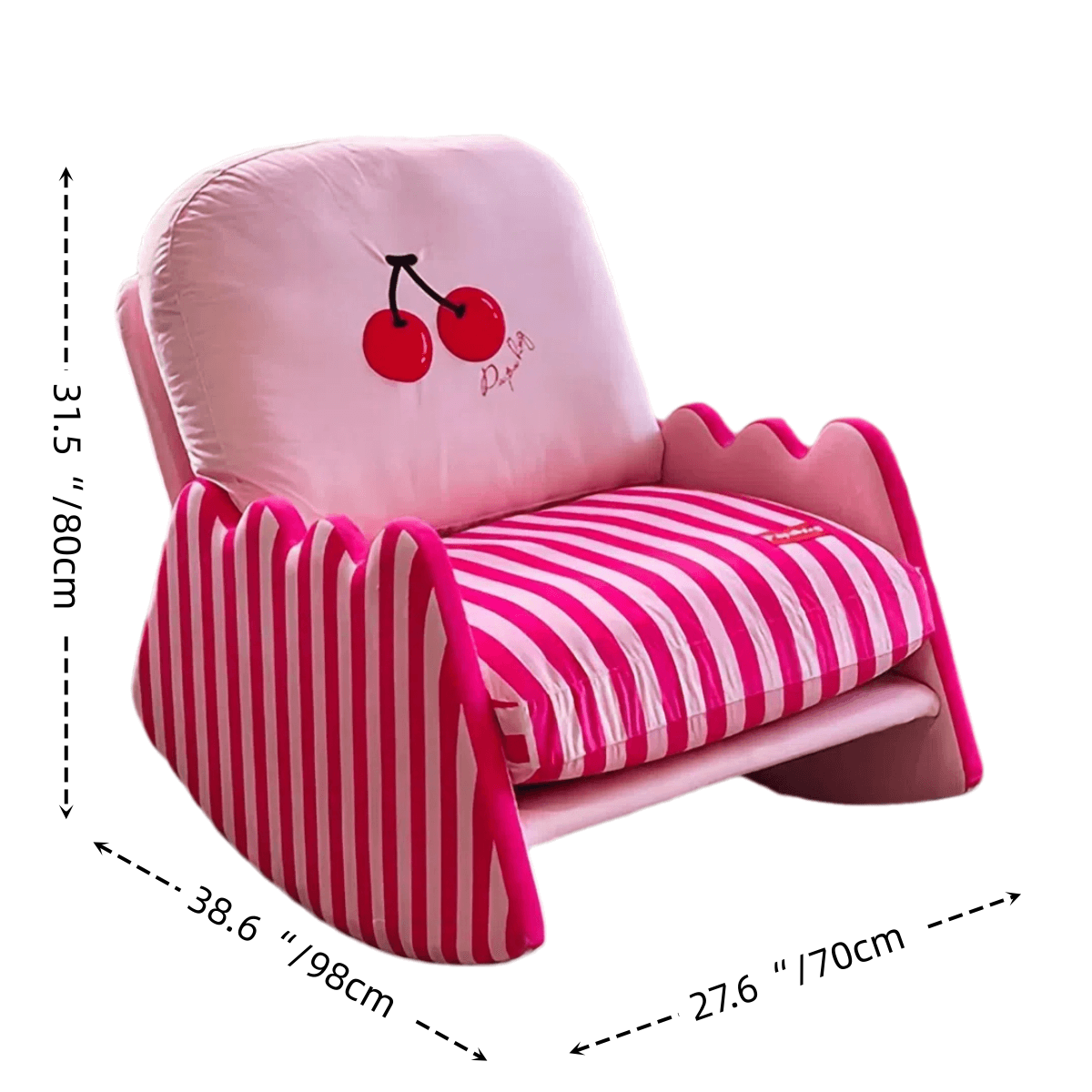 Cherry Blossom Pink Rocking Chair