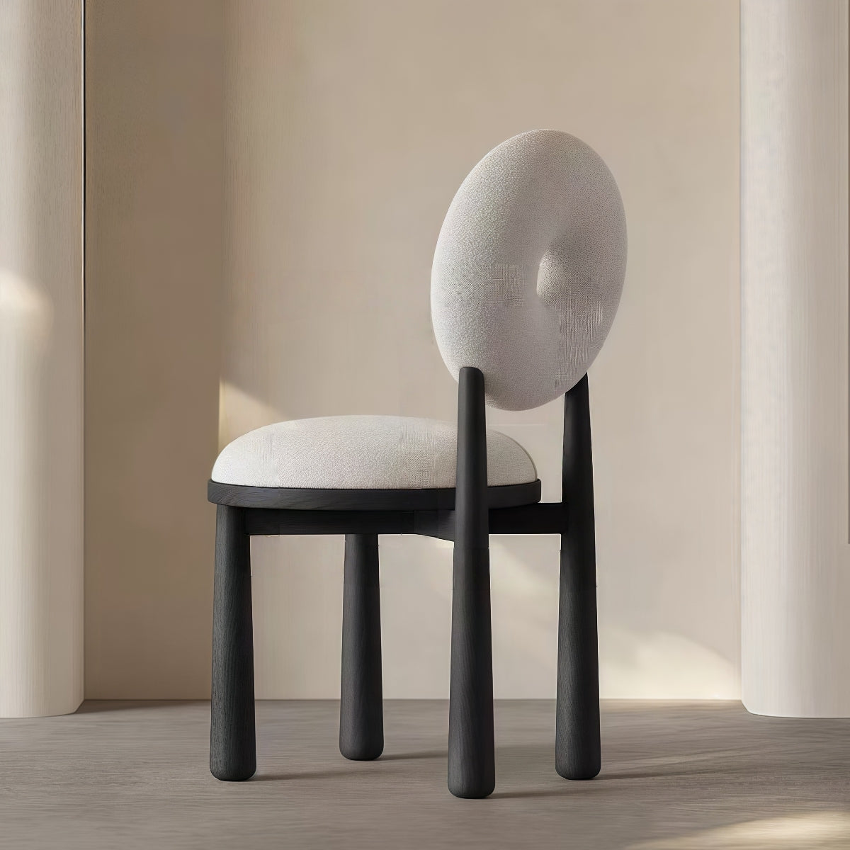 Nora Lux Lambswool Dining Chair