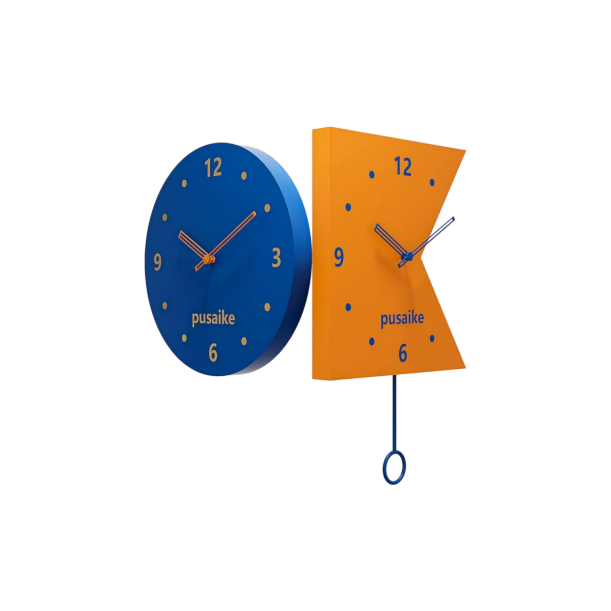 Axis Corner Double-Sided Wall Clock