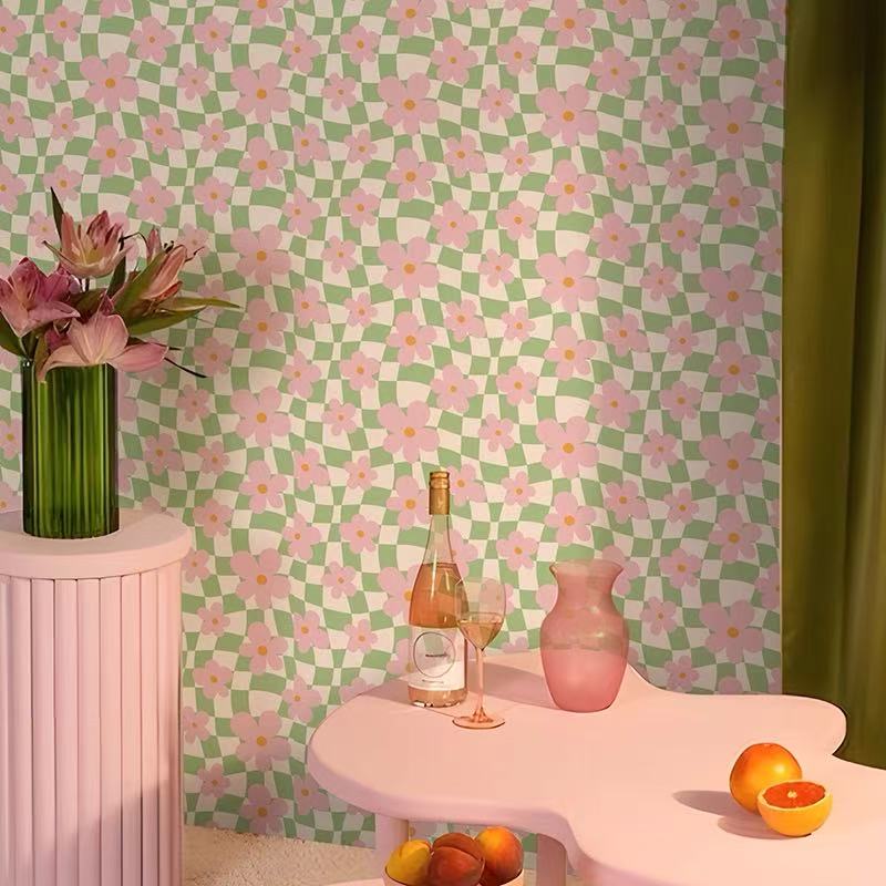 Retro Floral Peel and Stick Wallpaper