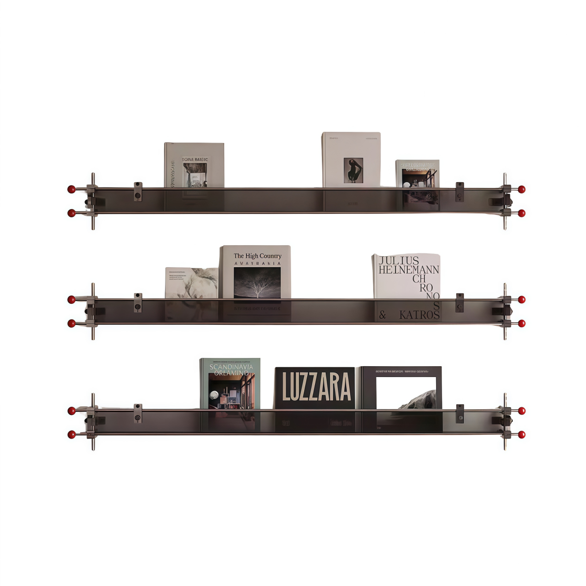 Modern Bauhaus Acrylic Magazine Rack
