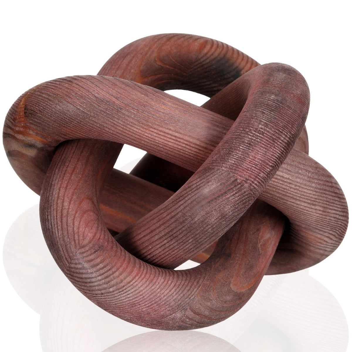 Brown Rustic Wooden Chain Link Decor|Versatile Placement