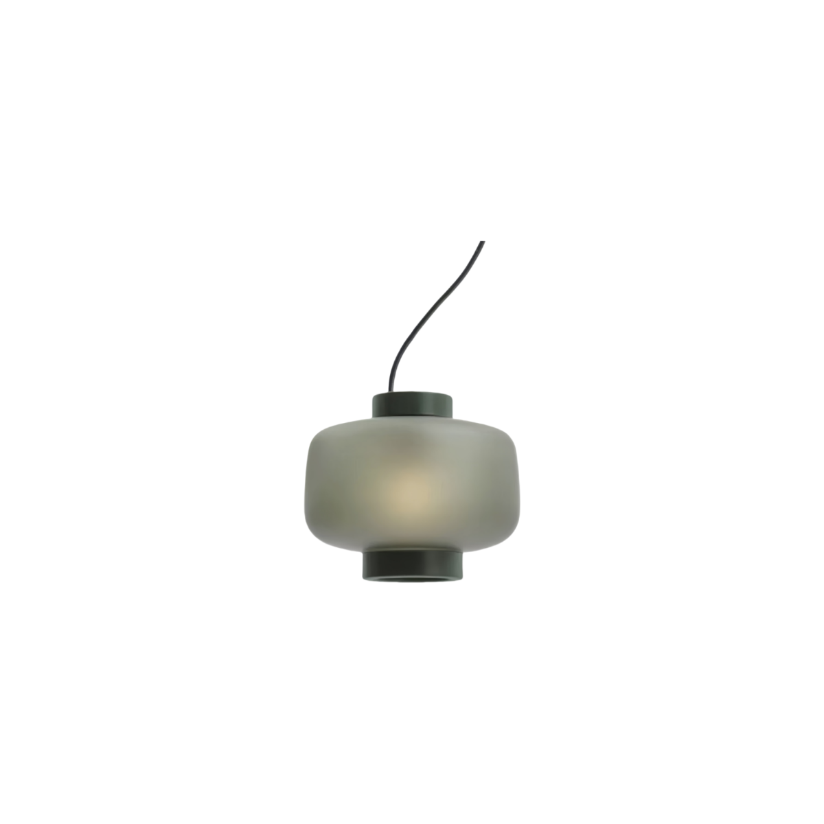 Green White_Echo_Shape_Pendant|Soft ambient lighting with sculptural presence