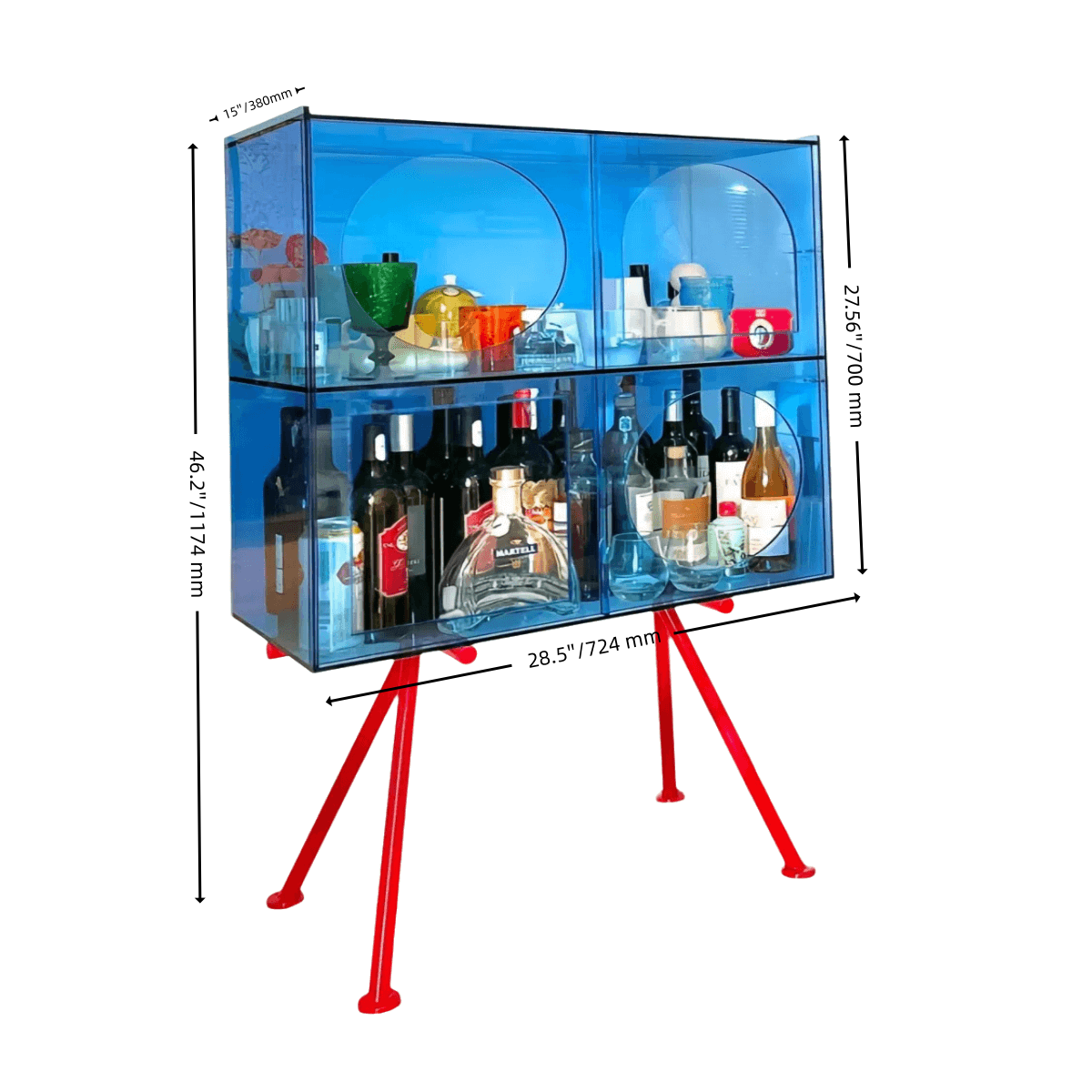 Modern Acrylic Storage Cabinet