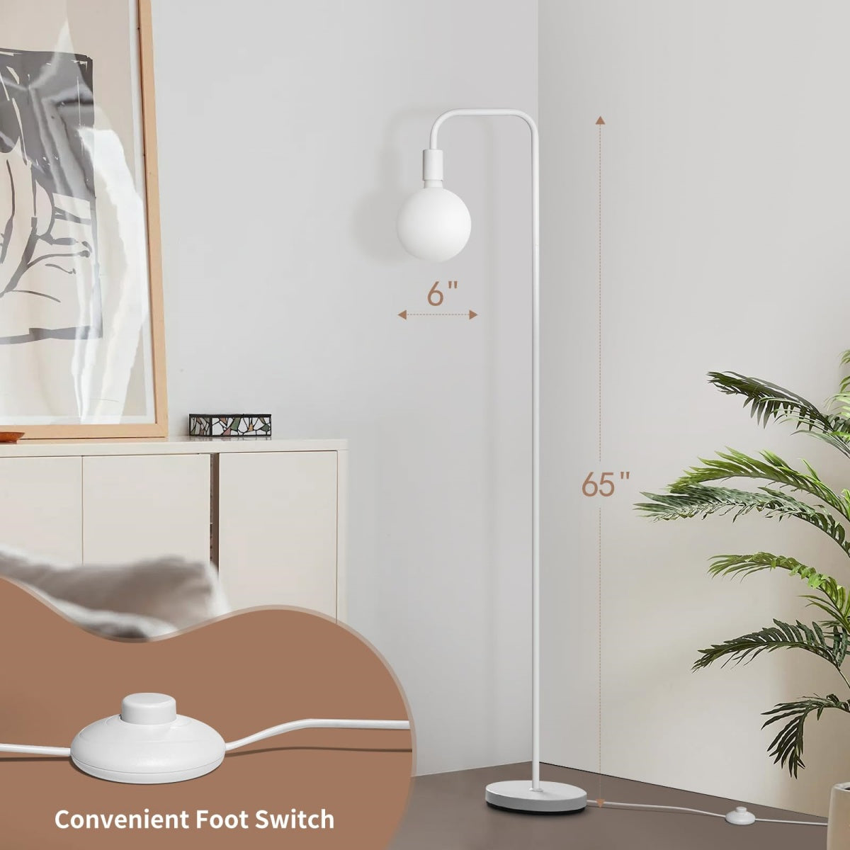 Blush Solara Floor Lamp