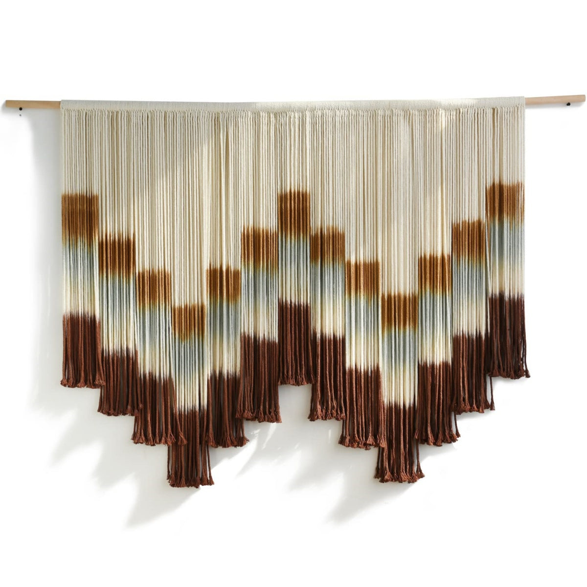 Multi Boho Tie-Dye Geometric Macrame Wall Hanging|Handmade & Gift-Ready